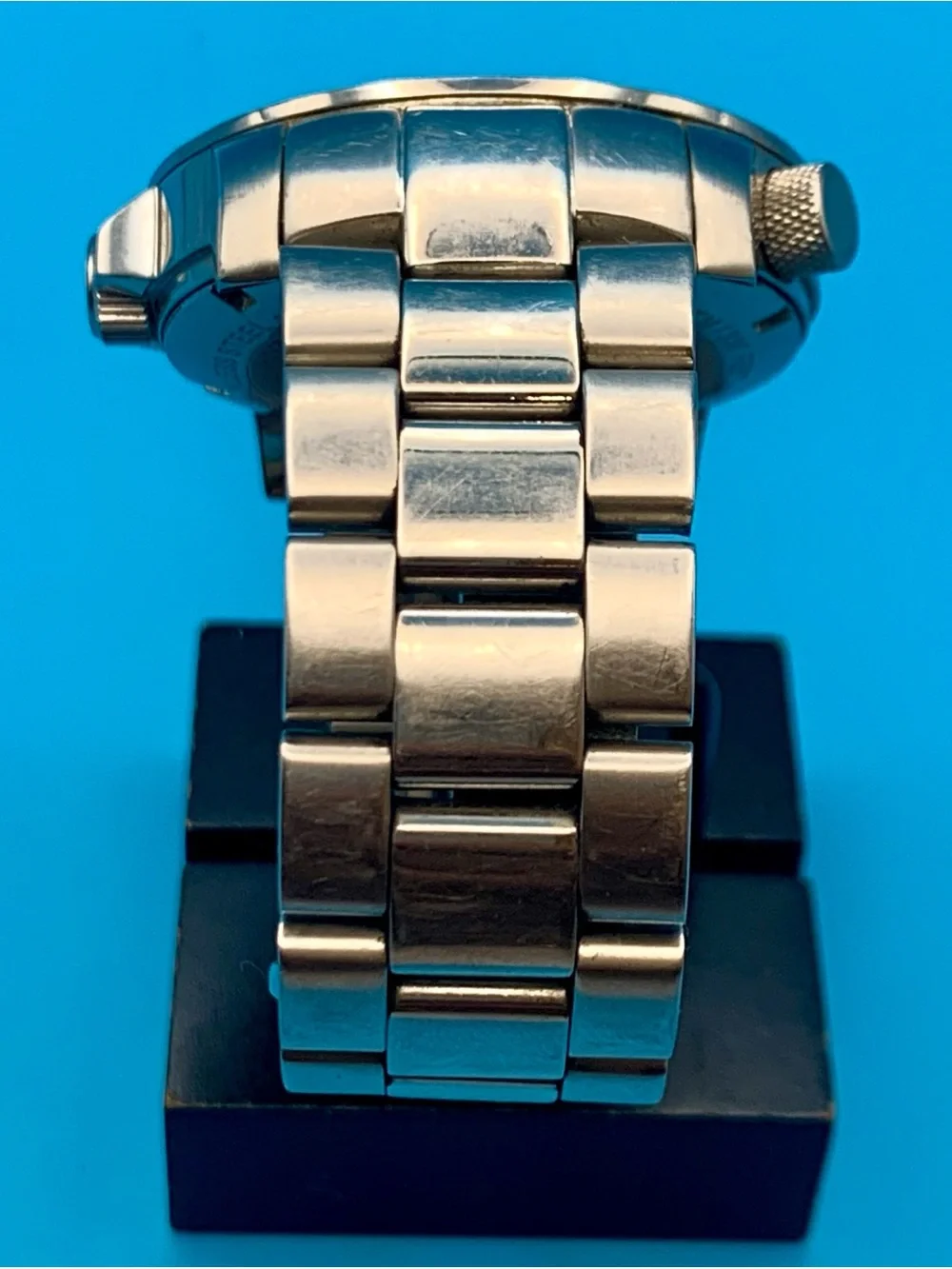 SWISS LEGEND GMT WORLDTIMER Men’s Wristwatch Swiss Movt St Steel Works New Batt